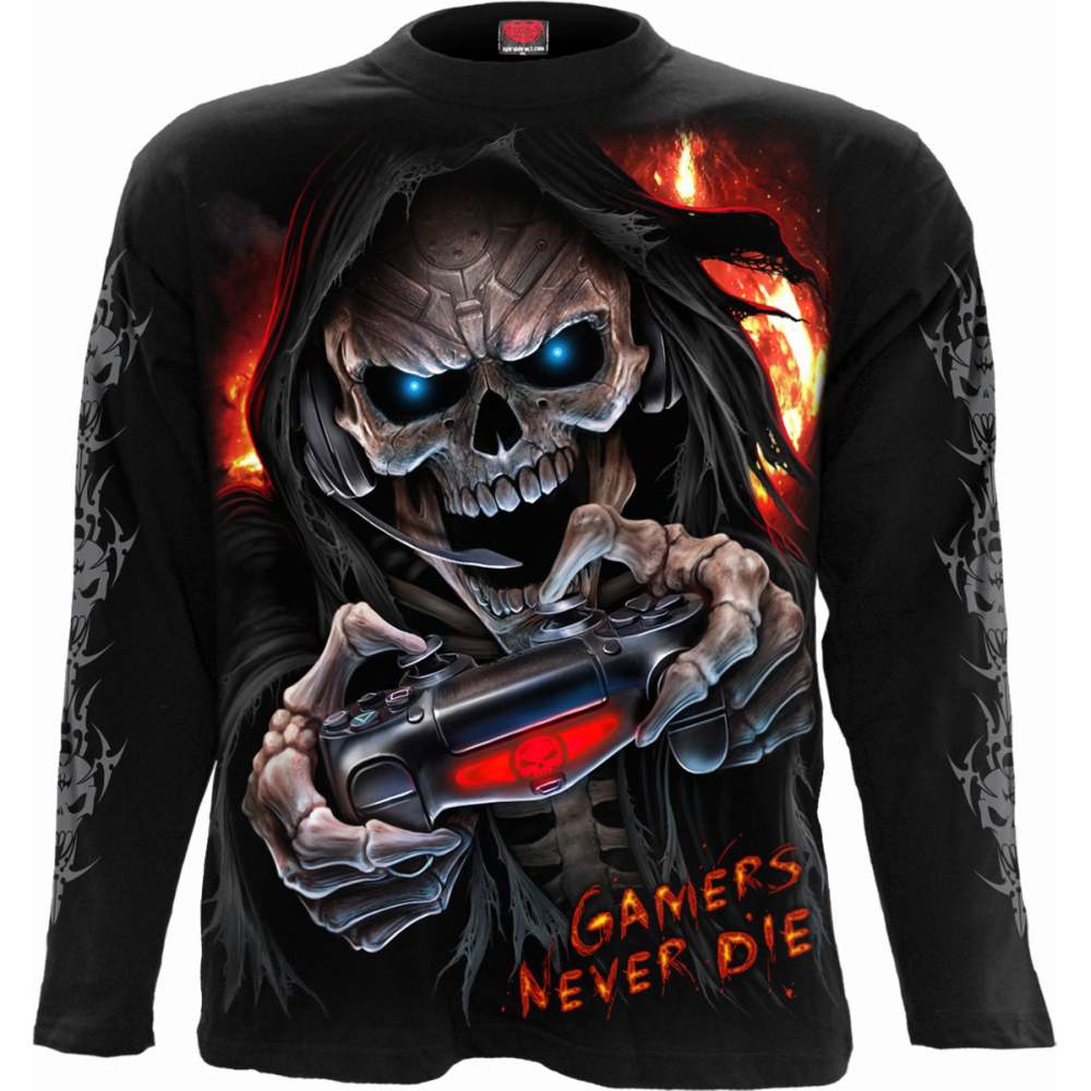 Spiral - RESPAWN Longsleeve shirt - Black